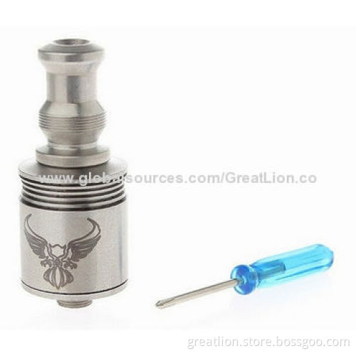 High-quality Replaceable Patriot RDA Stainless Steel Atomizers with 1.8-2.8 Ohms Resistance